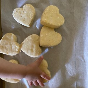 可愛い♡ハート★Williams Sonoma★ハートクッキー型5個set Stainless-Steel Heart Biscuit 5-Piece Cookie Cutter Set