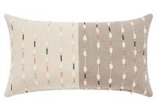 Shop Coussin Francesca 12x22 corail/ivoire/bl and more