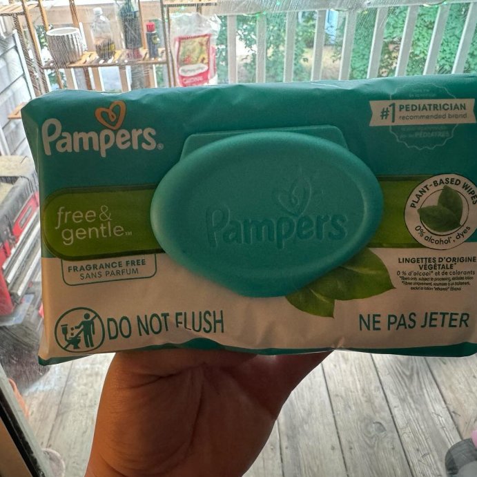 user image by @roisinmccabee, Pampers Free & Gentle Baby Wipes