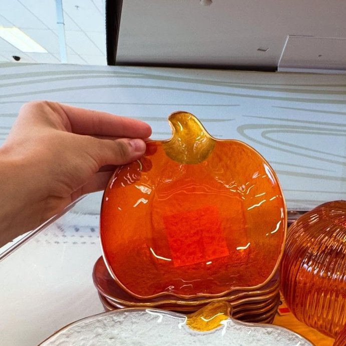 user image by @goth_cart, Glass Bowl Orange - Bullseye&#39;s Playground&#8482;