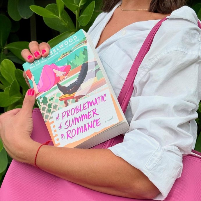 user image by @whowhatbooks, Problematic Summer Romance - by ALI HAZELWOOD (Paperback)