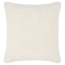 Shop Coussin sherpa Homestead 20x20 crème and more