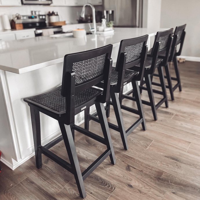 user image by @dressedbydonnaaaa, Tormod Backed Cane Counter Height Barstool - Threshold™
