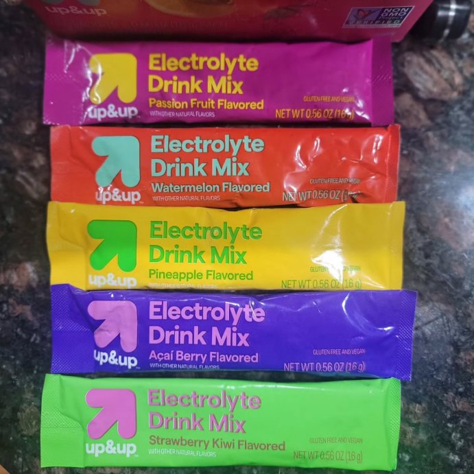 user image by @karirob2024, Hydration with Electrolytes Drink Mix - Variety Pack - up&up™