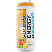 Shop Optimum Nutrition ESSENTIAL AMIN.O. ENERGY + ELECTROLYTES ? Sparkling Hydration Drink ? Mango Pineapple Limeade (12-Pack) and more