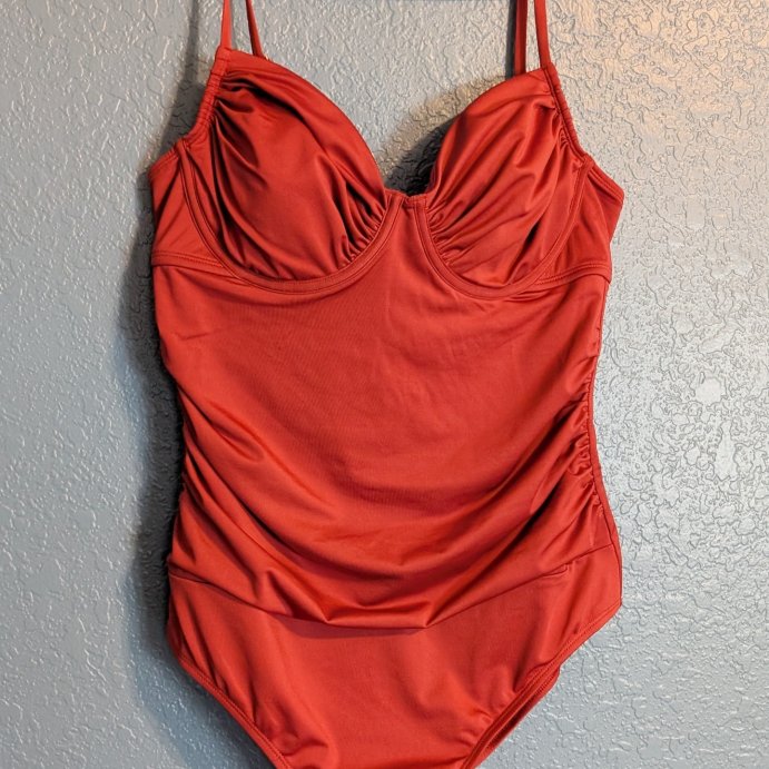 user image by @becky.jenness, Women's ShirRed Underwire Medium Coverage One Piece Swimsuit - Shade & Shore™