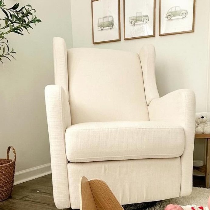 user image by @withlovelexie_, DaVinci Hayden Recliner and Swivel Glider