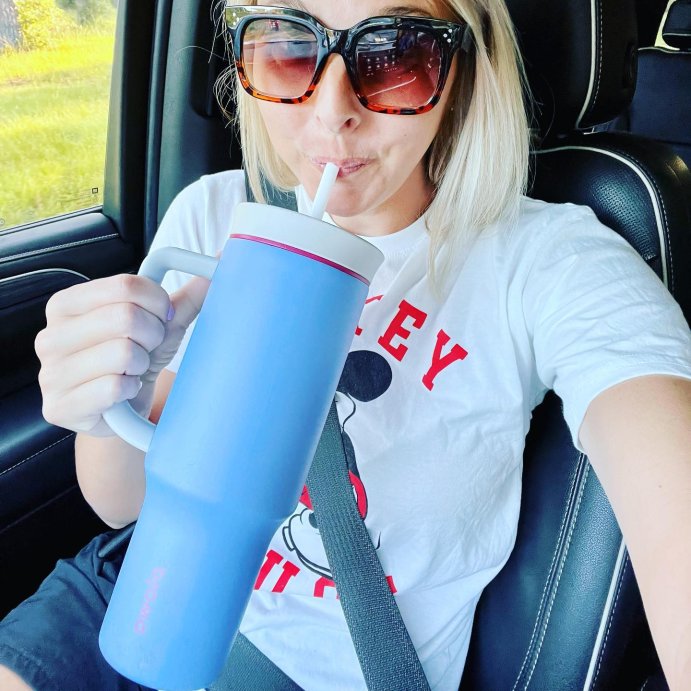 user image by @3amfashionfinds, Owala 40oz Stainless Steel Straw Tumbler