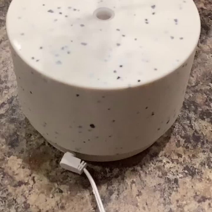 user image by @echemendia.vilma, White Terrazzo 100ml Mini Diffuser - Threshold&#8482;: Ultrasonic, Aromatic Mist, Auto Shut-Off