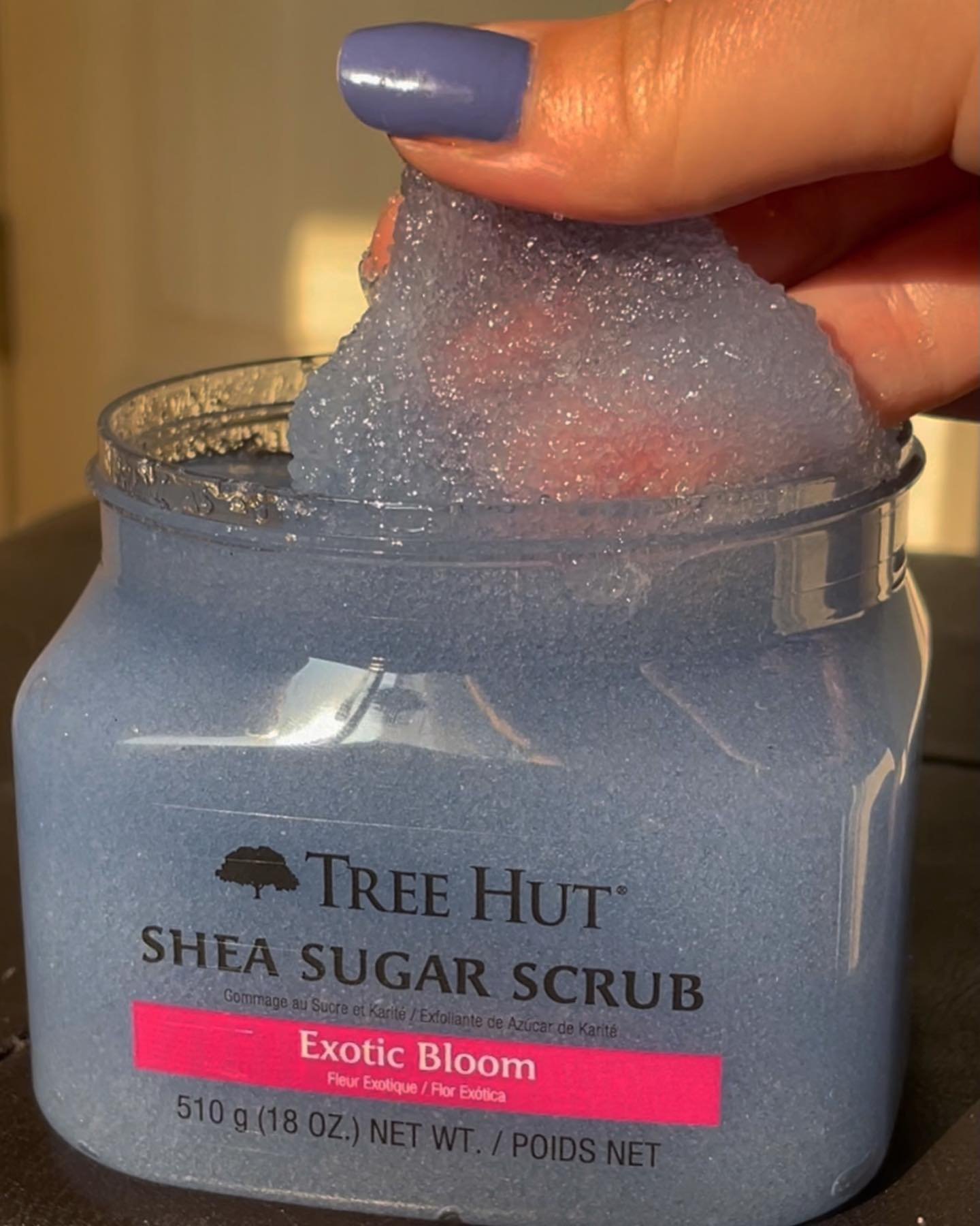 user image by @self.carebj, Tree Hut Exotic Bloom Shea Sugar Floral Body Scrub - 18oz