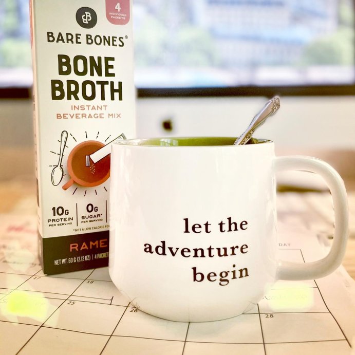 user image by @kendra_ftmtravel, 16oz Stoneware Let the Adventure Begin Mug Moss - Threshold&#8482;: Traditional Dark Green Coffee Mug, Dishwasher &#38; Microwave Safe