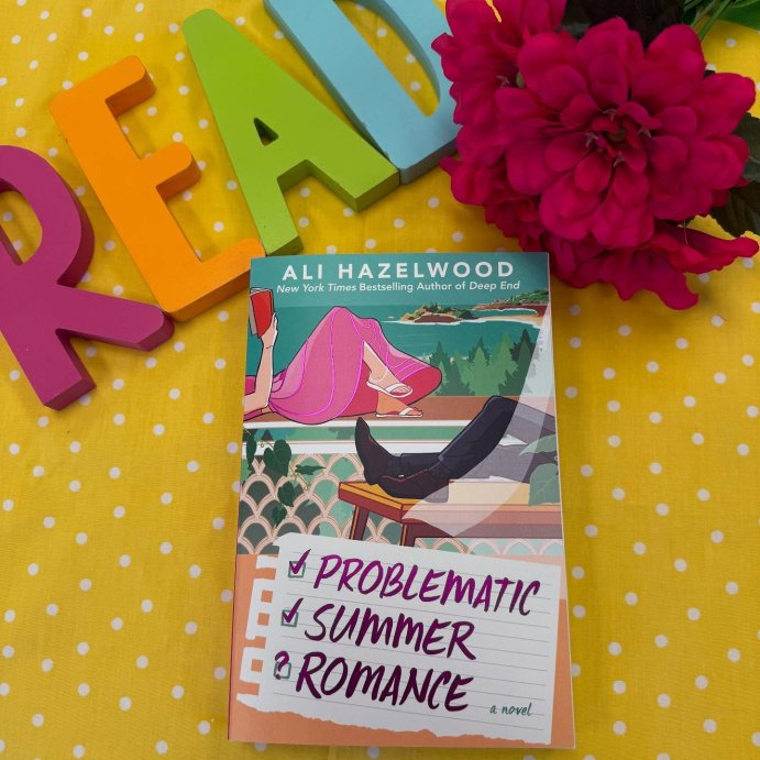 user image by @reading2a_t, Problematic Summer Romance - by ALI HAZELWOOD (Paperback)