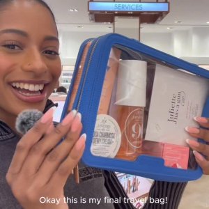 @spacenk&rsquo;s instagram video of Space NK Large Travel Bag