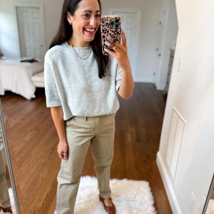 user image by @msnafashion, Women's Short Sleeve Crewneck Pullover Sweater - Universal Thread™