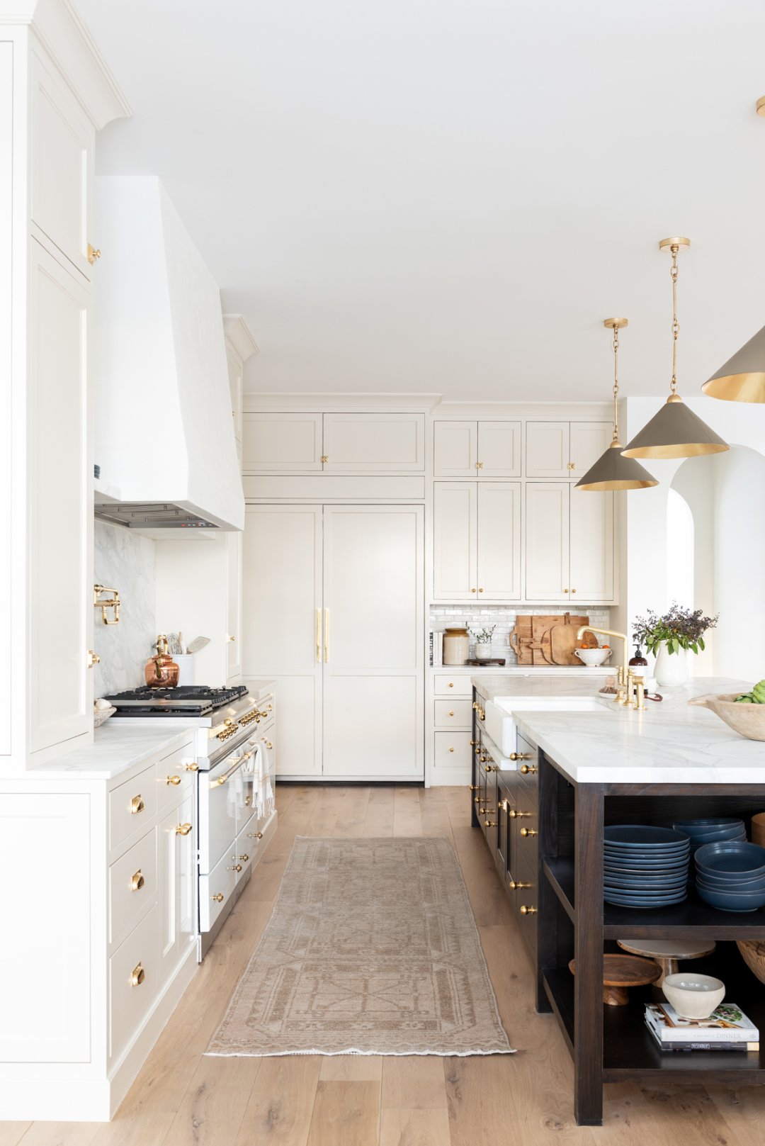 Black & White Transitional Kitchen - Studio McGee