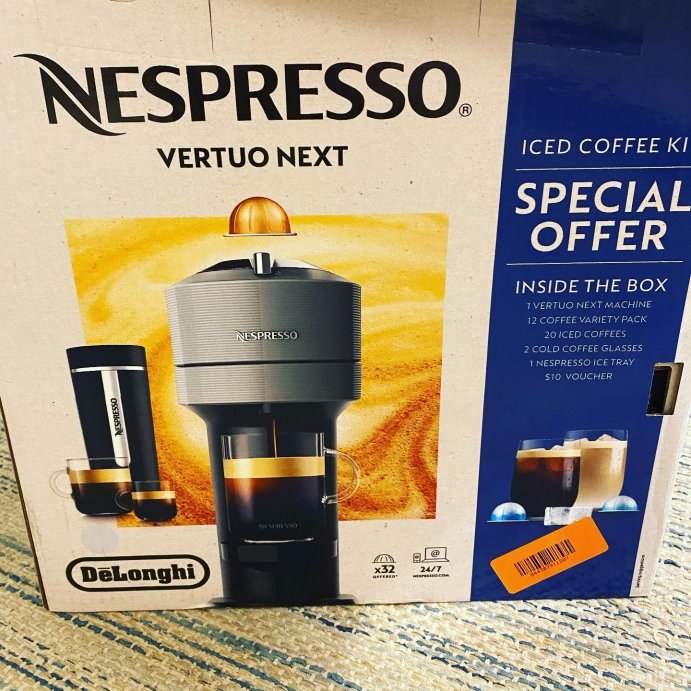 user image by @chrissy0929, Nespresso Vertuo Next Coffee Maker and Espresso Machine by DeLonghi Gray: Compatible with Vertuo Line, 12 Capsules Included