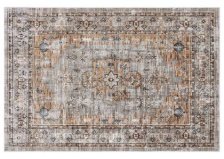 Shop Tapis Yasmin 91x126 terre brûlée/bleu and more