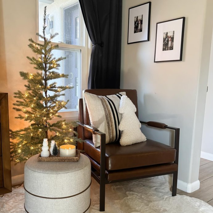 user image by @our_abq_abode, Catalina Round Ottoman - Threshold™ designed with Studio McGee