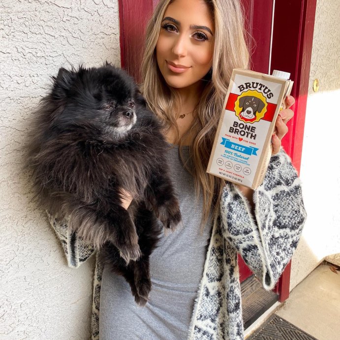 user image by @jenndaquila, Brutus Bone Broth Hip &#38; Joint Formula Wet Dog Food - Supplement - Beef - 32oz