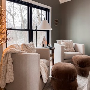 Chenille Windowpane Throw