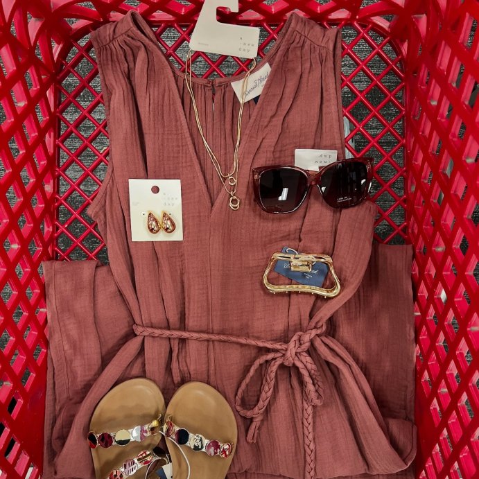 user image by @_targetxbri, Women's Gauzy Tie-Waist Jumpsuit - Universal Thread™