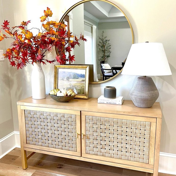 user image by @derbylanedreams, 34" Round Decorative Wall Mirror - Threshold™ designed with Studio McGee