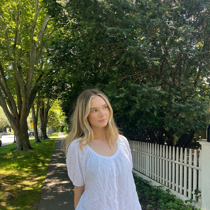 user image by @stellabeccaaa, Women&#39;s Puff Short Sleeve Blouse - Universal Thread&#8482;