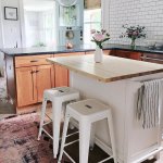 Belmont White Kitchen Island + Reviews | Crate & Barrel