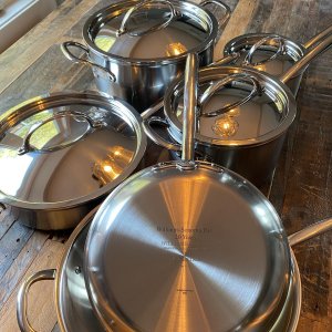 Williams Sonoma Thermo-Clad™ Copper 10-Piece Cookware Set