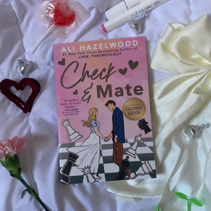 user image by @betweenfoldedcorners, Check &#38; Mate - by  Ali Hazelwood (Paperback)
