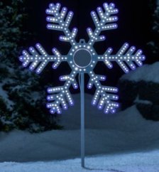 Shop NOMA Ultra-Bright Indoor/Outdoor Animated Twinkling Snowflake Decoration and more