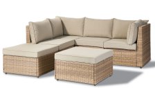 Shop CANVAS Baysville Square Modular Outdoor Patio Conversation Sectional Set with Water/Fade Resistant Cushions, 6-pc and more