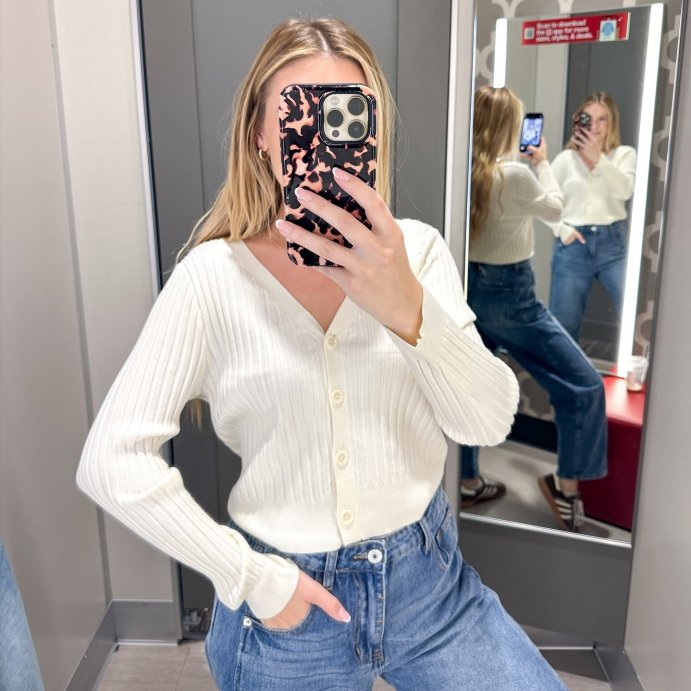 user image by @shesattarget, Women's Button-Front Cardigan - A New Day™