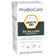 Shop ProBioCare Adults 50+ Probiotic 85 Billion - Digestive Balance & Immune Health for Ages 50+ (30 Vegetarian Capsules) and more