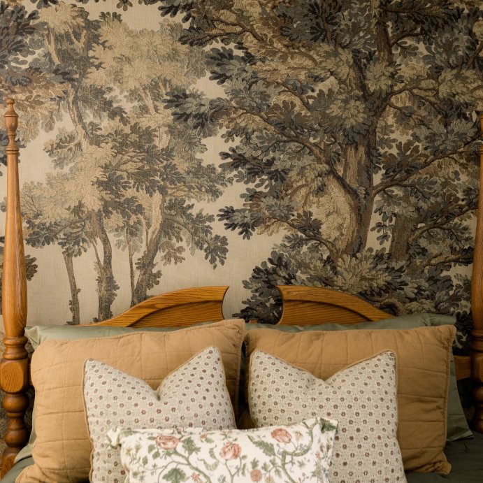 user image by @harleysteedinteriors, Lumbar Allover Floral w/ Flange Multi Color  - Threshold&#8482; Designed with Studio McGee