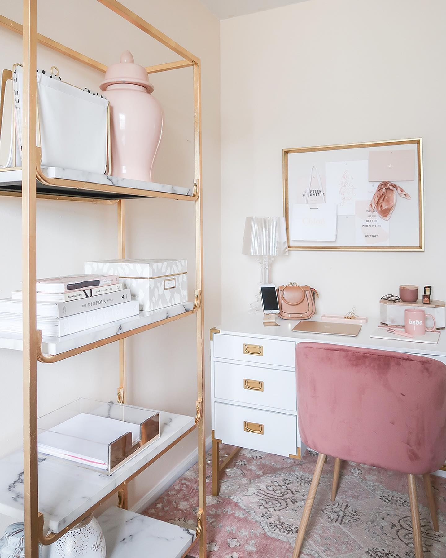 Pretty and glam office Instagram Post