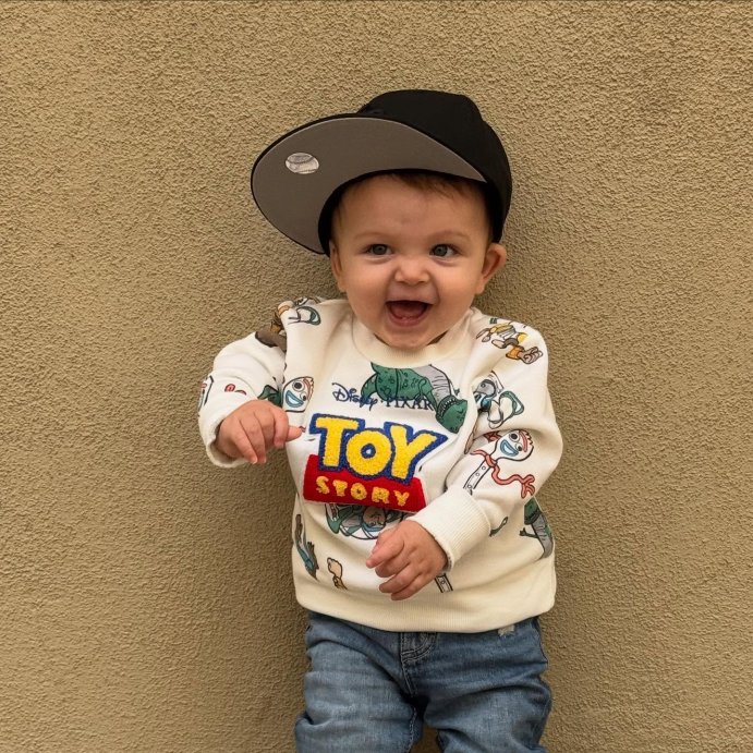 user image by @zacharycaseymarrs, Toddler Boys' Disney Toy Story Fleece Sweatshirt - Off-White