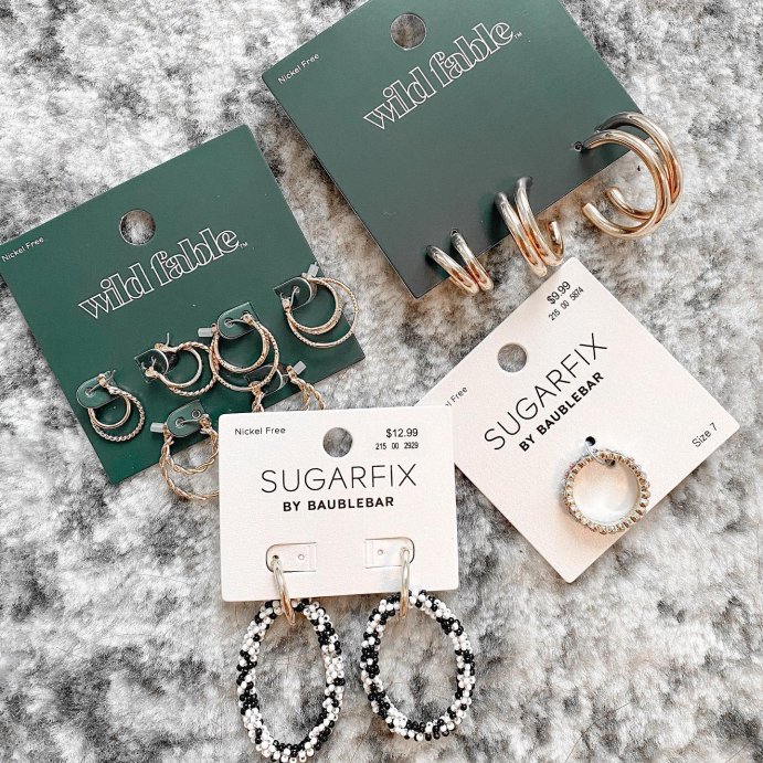 user image by @astyledgypsy, Click Top Faux Duo Hoop Earring Set 3pc - Wild Fable™