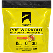 Shop Ascent Protein Pre-Workout Clean Energy & Hydration Fuel - Orange Mango (30 Servings / 11.6 oz.) and more