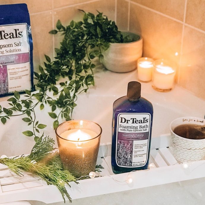 user image by @mother_of_bells, Dr Teal&#39;s Soothe &#38; Sleep Lavender Foaming Bubble Bath - 34 fl oz