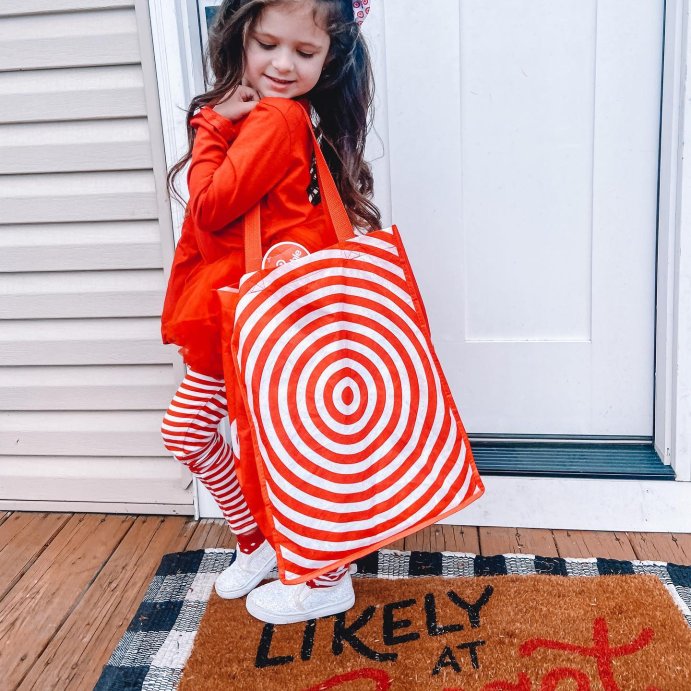 user image by @lilyandrosebtq, Reusable Bag / Bullseye Tote Red