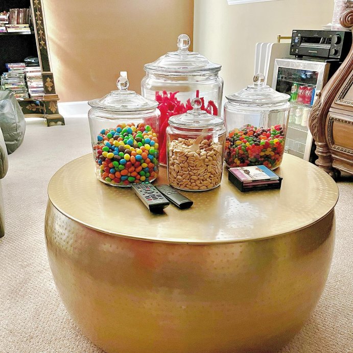 user image by @letsdecorate209, 138oz Glass Jar and Lid - Threshold&#8482;: Clear Glass Container, Cookie &#38; Candy Storage, Hand Wash, 9.54&#34; Height
