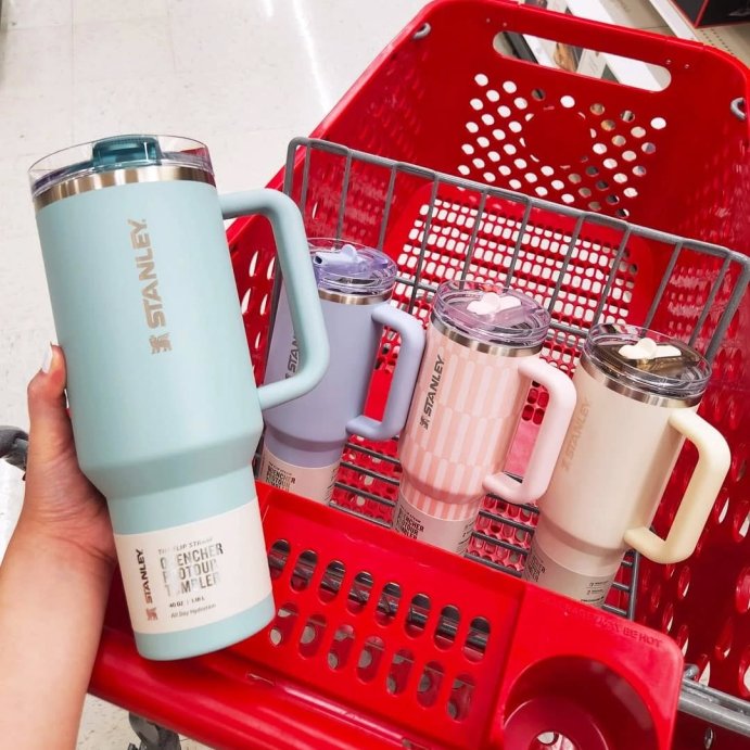 user image by @ohtarget, Stanley 40 oz Stainless Steel Quencher Pro Tour Tumbler