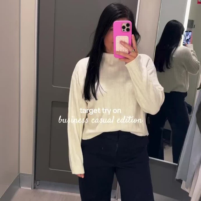 user image by @toristakeon, Women's Signature Crepe Essential Trouser - A New Day™