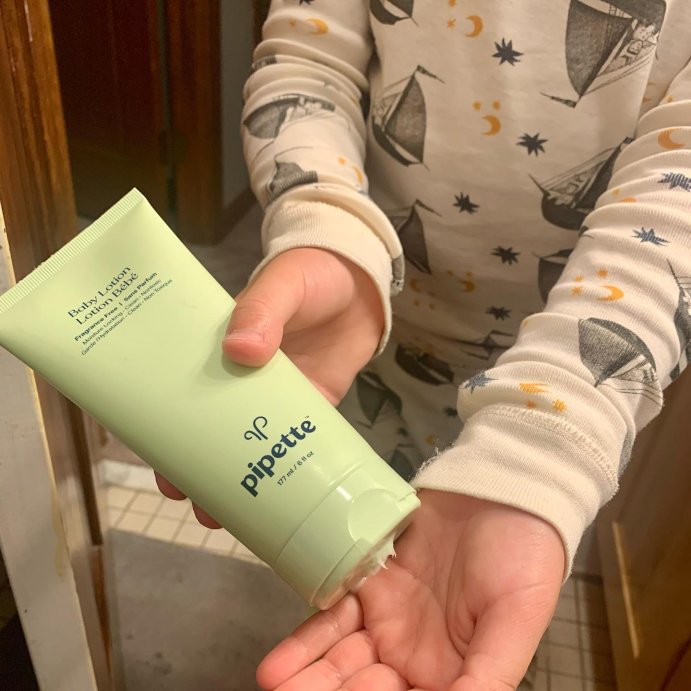 user image by @nontoxicglitters, Pipette Baby Lotion Fragrance Free - 5.7 fl oz