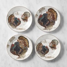 Shop Plymouth Turkey Appetizer Plates, Mixed Set of 4 and more