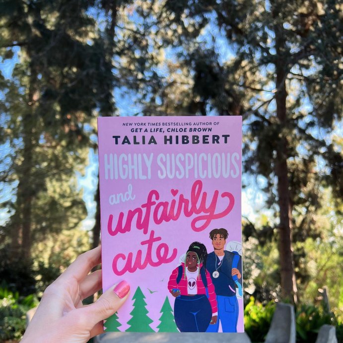 user image by @bookquoth, Highly Suspicious and Unfairly Cute - by Talia Hibbert
