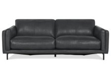 Shop Renfrew Leather Sofa 80" -Adler Grey and more