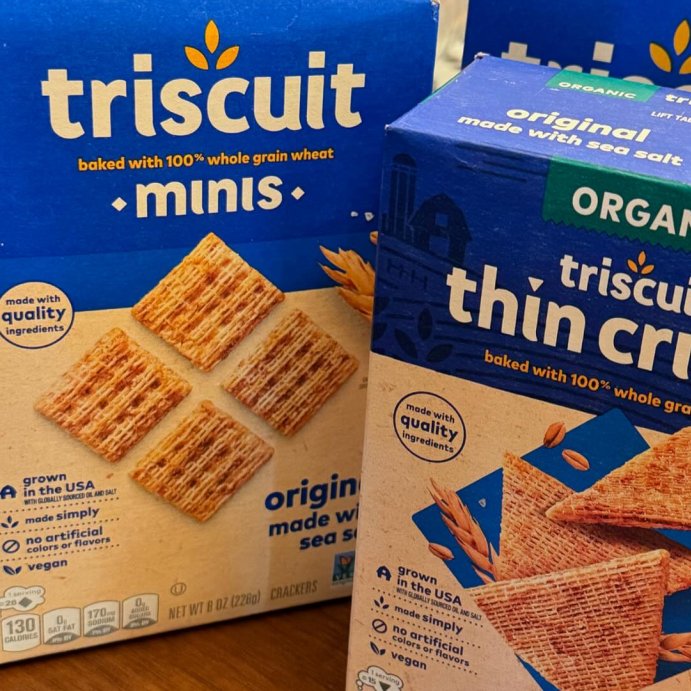 user image by @fabiantunes.nunes, Triscuit Thin Crisps Whole Grain Wheat Vegan Crackers - 7.1oz