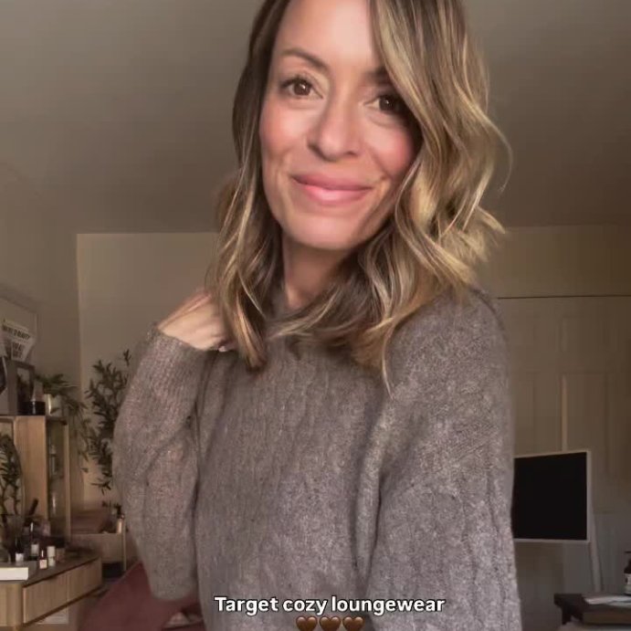 user image by @cleanbeautytribe, Women's Cable Sweater Wide Leg Pants - Auden™